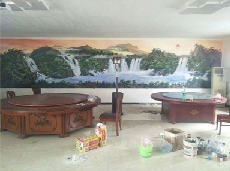  昆山墙绘-写实风景