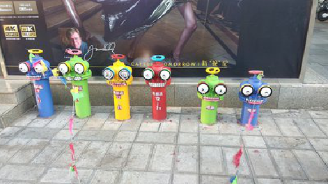  昆山商业区彩绘