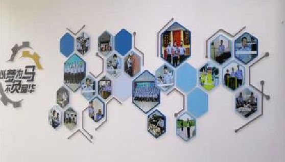  昆山文化墙最常见的做法。