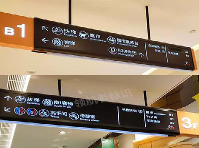  昆山如何通过商场标识牌引导客流分布？