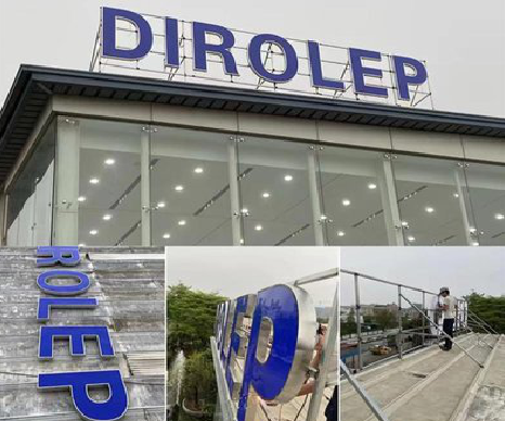  昆山楼顶发光字安装的注意事项。